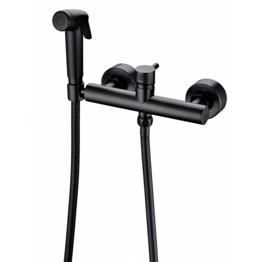 Смеситель Bravat D9141BW-RUS черный купить,NaN