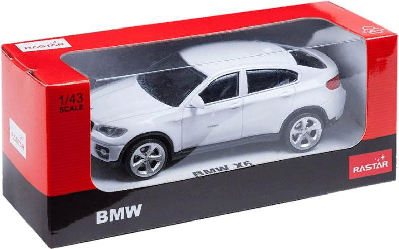 Машинка Rastar BMW X6 33700W 1:43 белая купить,NaN