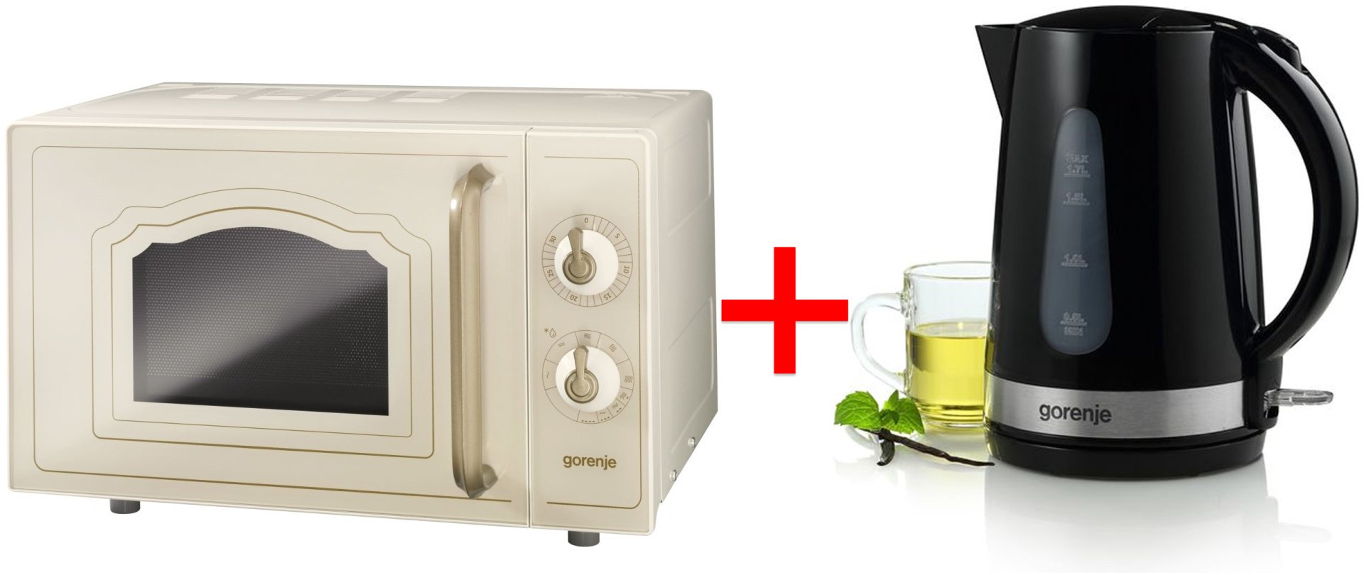 Микроволновая печь Gorenje MO4250TCLI бежевый &#43; подарок
