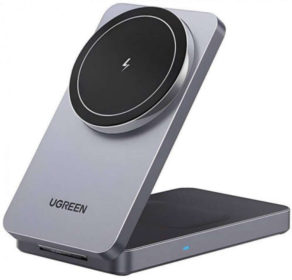 Зарядное устройство Ugreen W528 for Apple Iphone/AirPods (45056) USB Type-C серый купить,NaN