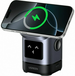 Зарядное устройство Ugreen W709 for IPhone/AirPods (45775) USB Type-C серый
