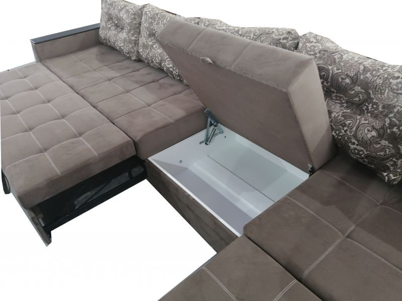 Диван Al.Mebel Бостон коричневый  купить,417300