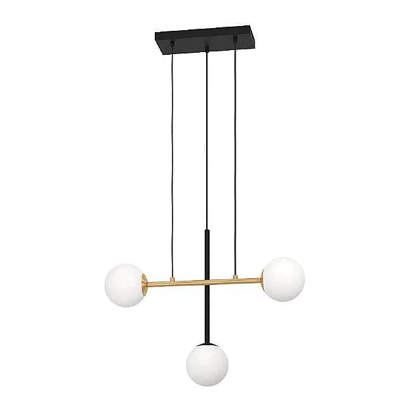 Люстра Paz 390177 Black Gold White