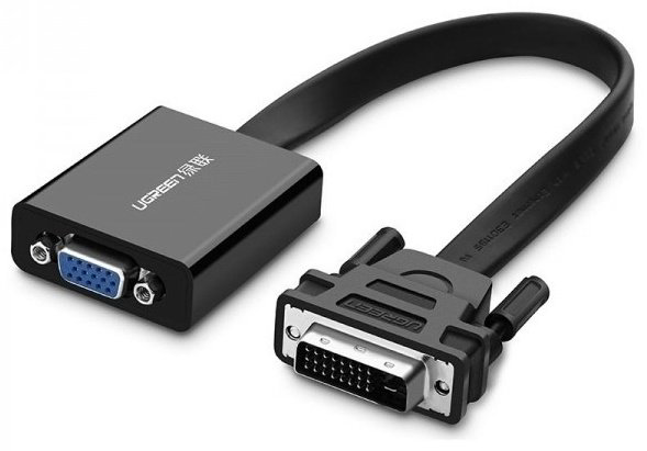Переходник Ugreen DVI-D - VGA 0.15 м 40259 купить,NaN