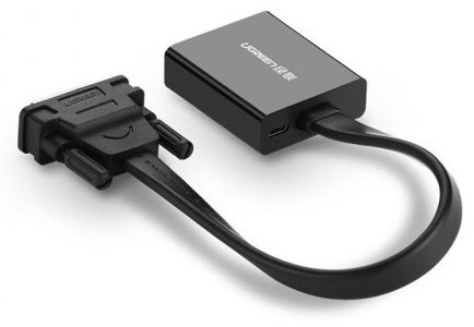 Переходник Ugreen DVI-D - VGA 0.15 м 40259 купить,NaN