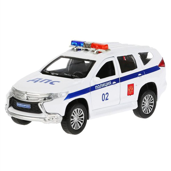 Машинка Технопарк Mitsubishi Pajero Sport Полиция 12см  купить,NaN