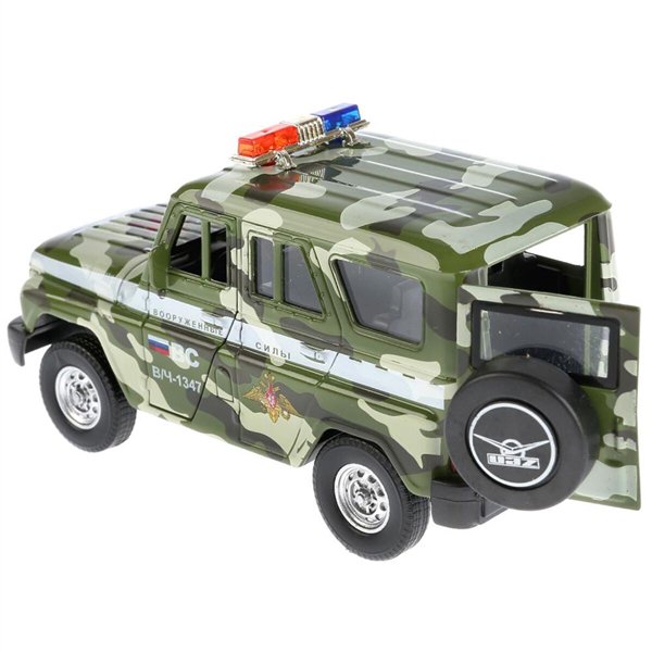 Машинка Технопарк UAZ Hunter Военный 12см купить,NaN