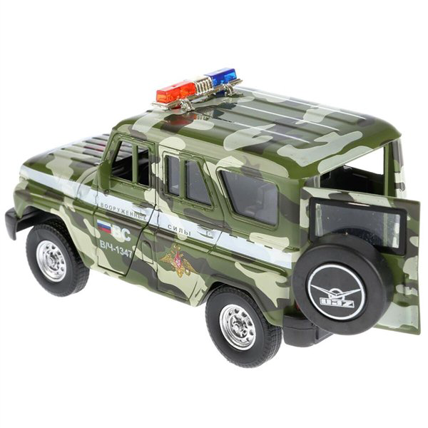 Машинка Технопарк UAZ Hunter Военный 12см купить,NaN