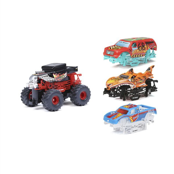 Машинка New Bright  1:43 Monster Truck со сменным кузовом 43510 13см купить,NaN