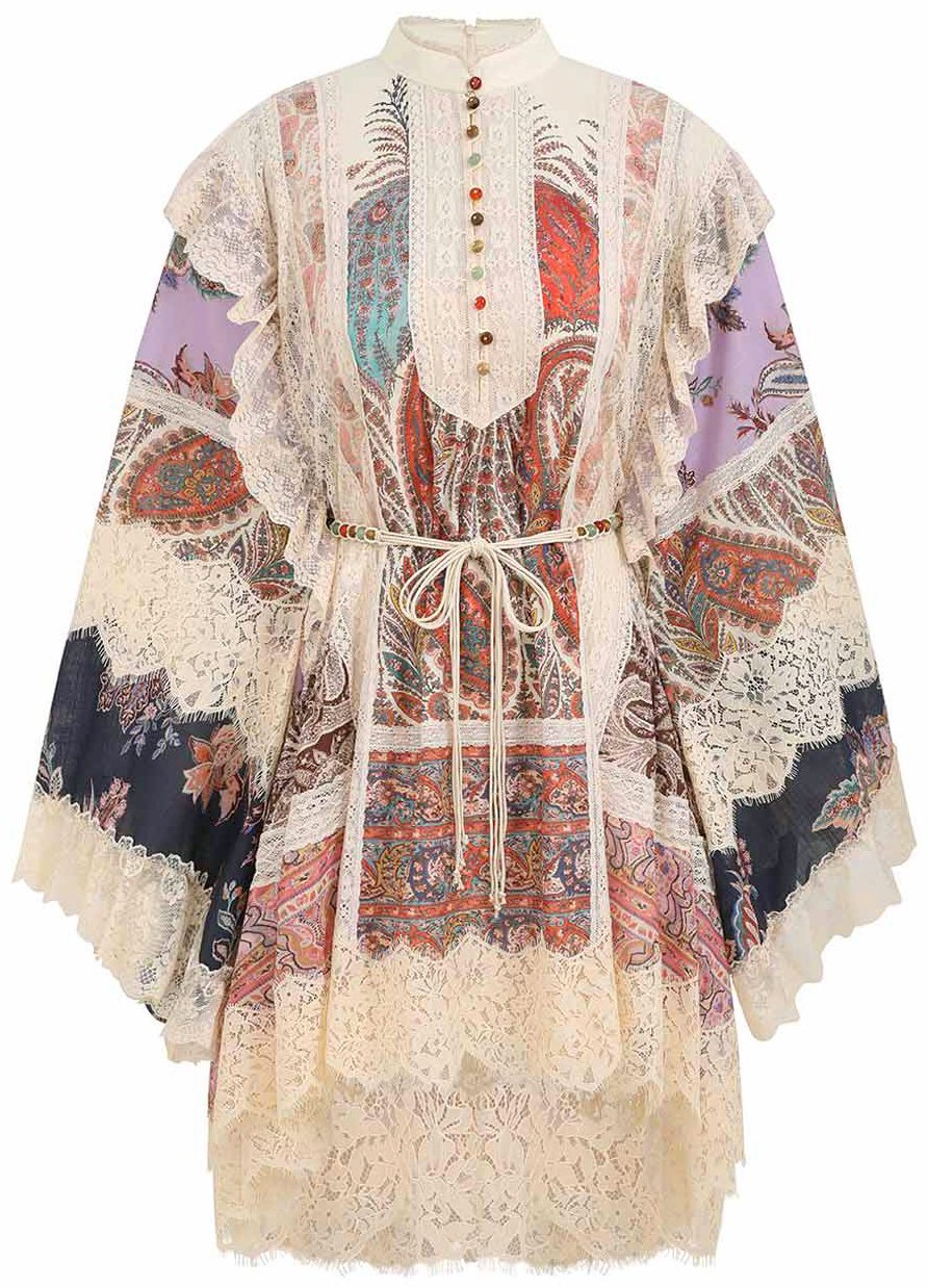 Повседневное платье Zimmermann мультиколор XS купить,NaN