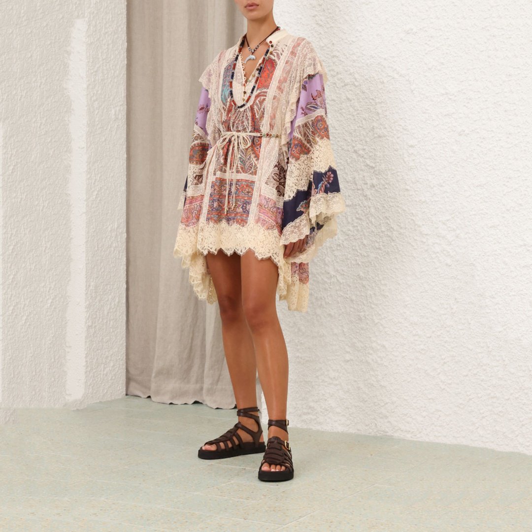 Повседневное платье Zimmermann мультиколор XS купить,NaN