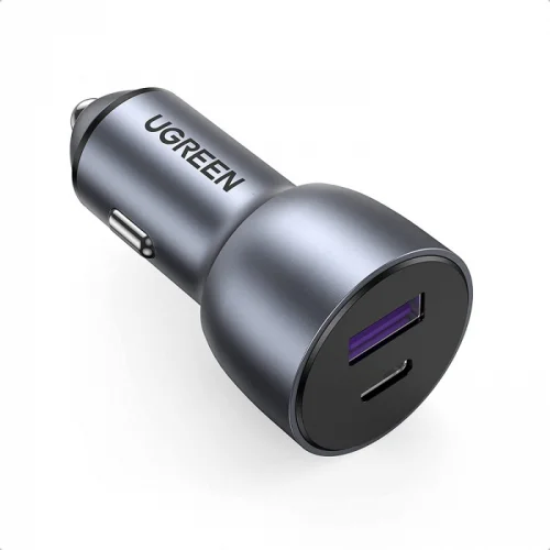 Зарядное устройство Ugreen CD213 USB-C PD+USB-A QC 42.5W 60980 Grey Metallic