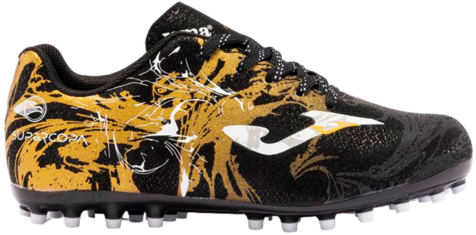 Кроссовки детские Joma Super Copa Jr Artificial Grass SCJS2401AG черный-золотой 32  купить,NaN