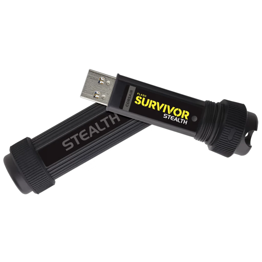 USB-флешка Corsair Flash Survivor Stealth CMFSS3B-128GB Black 