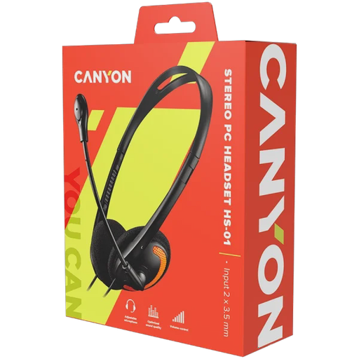 Наушники Canyon HS-01 черные
