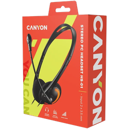 Наушники Canyon HS-01 черные
