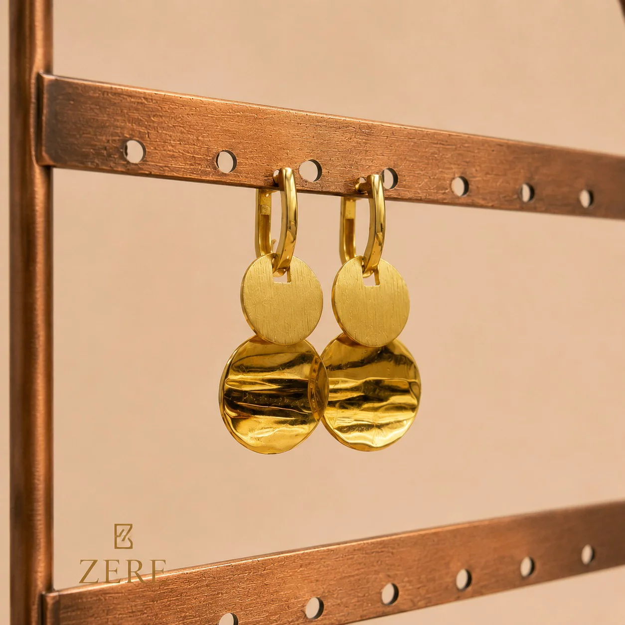 Серьги Zere ZR250725 жёлтое золото 4.88гр  купить,407800