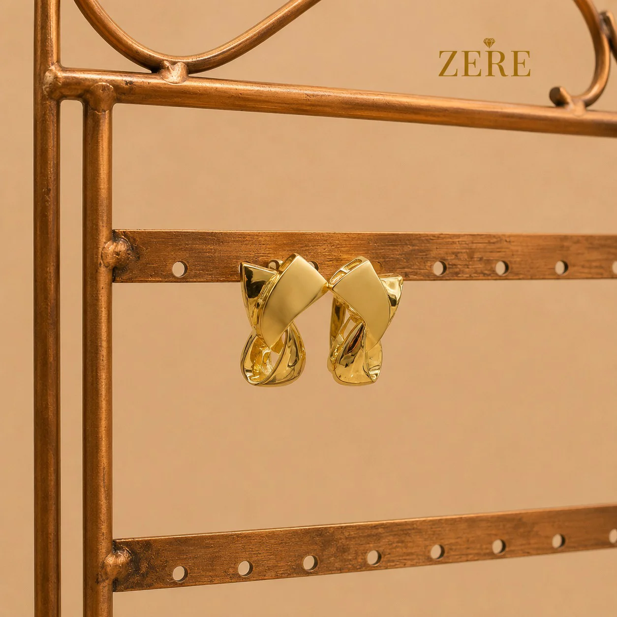 Серьги Zere ZR250702 жёлтое золото 4.52гр - ForteMarket Серьги Zere ZR250702 жёлтое золото 4.52гр купить,377200