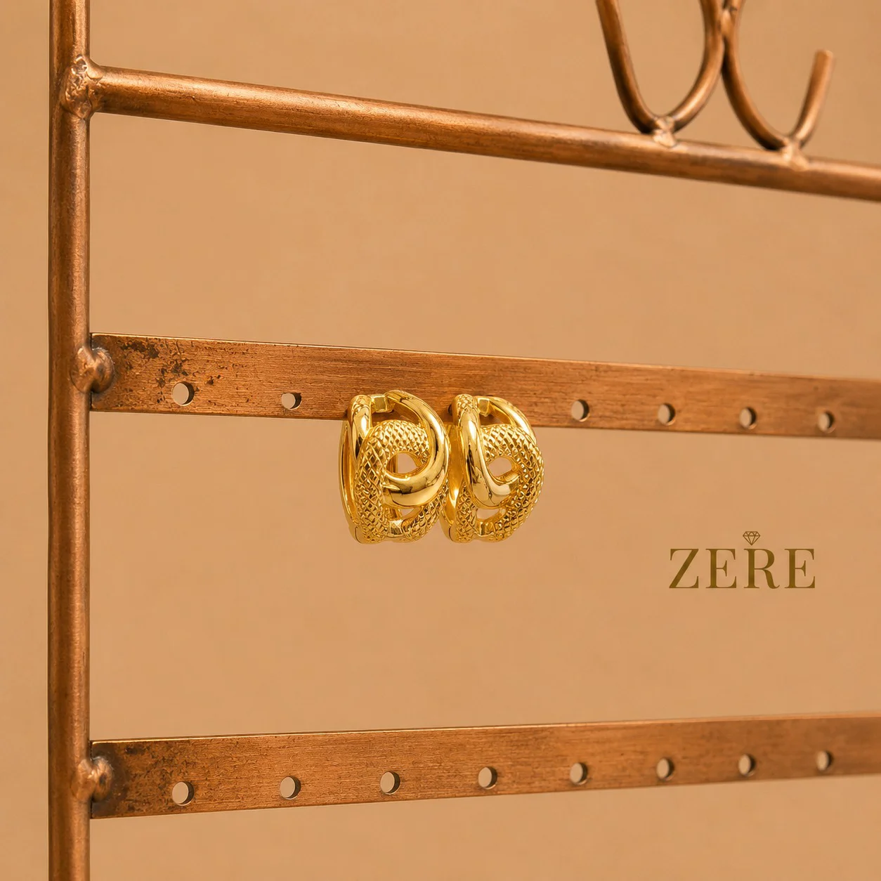 Серьги Zere ZR250704 жёлтое золото 4.33гр  купить,361050