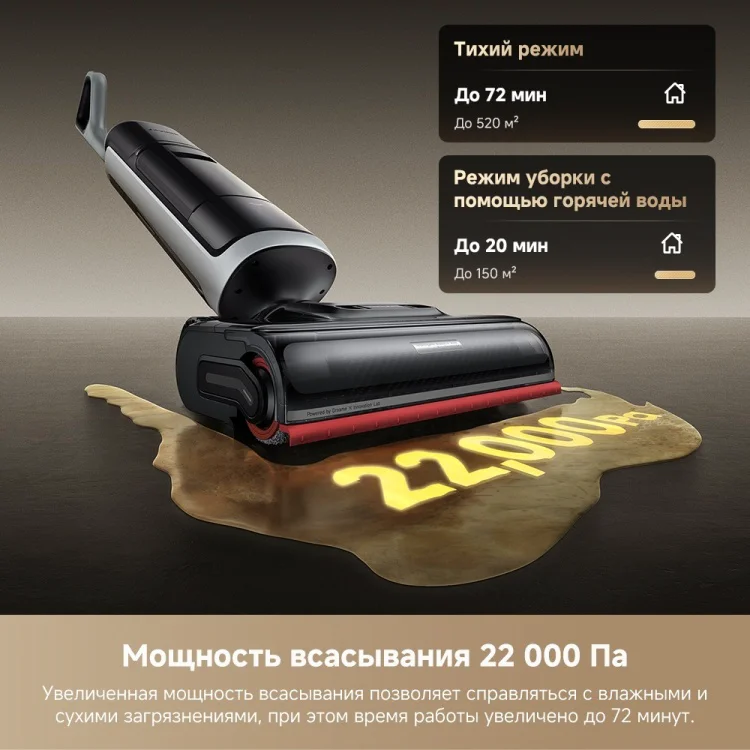 Пылесос DREAME Wet and Dry Vacuum H15 Pro Heat черный купить,NaN