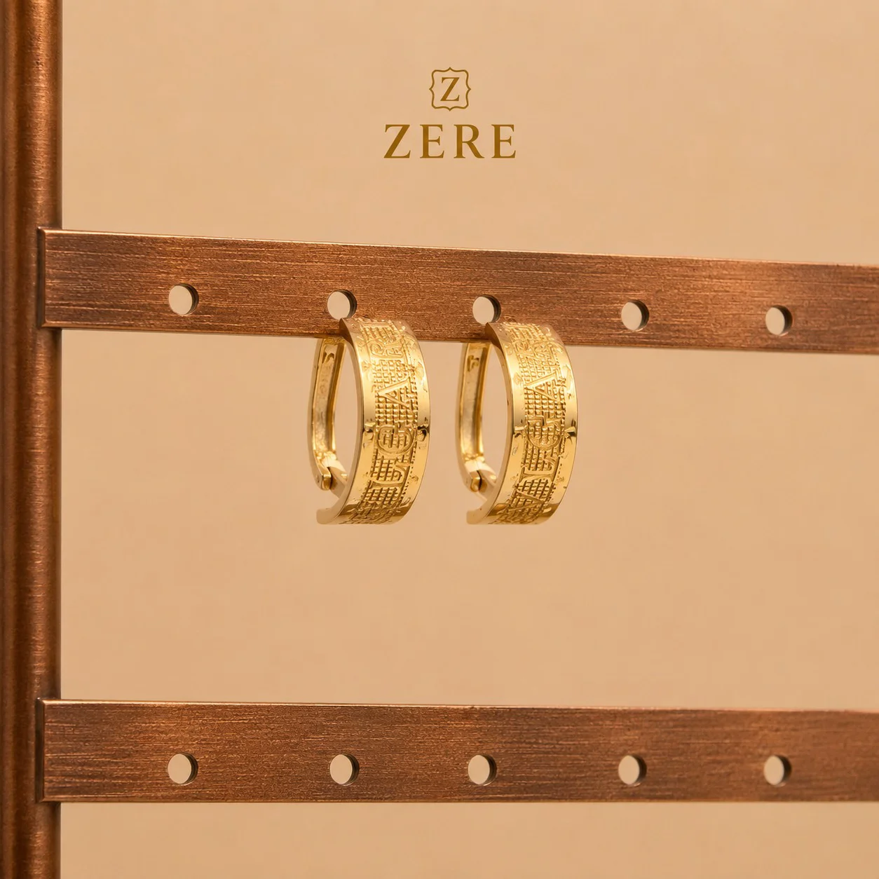 Серьги Zere ZR250703 жёлтое золото 3.76гр  купить,312600
