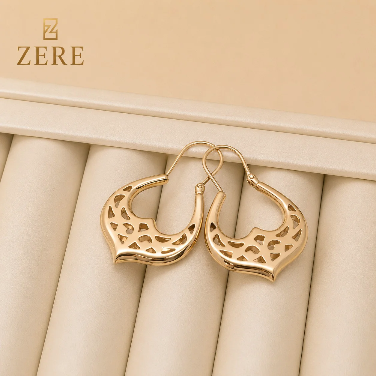 Серьги Zere ZR250709 красное золото 2.66гр - ForteMarket Серьги Zere ZR250709 красное золото 2.66гр купить,219100