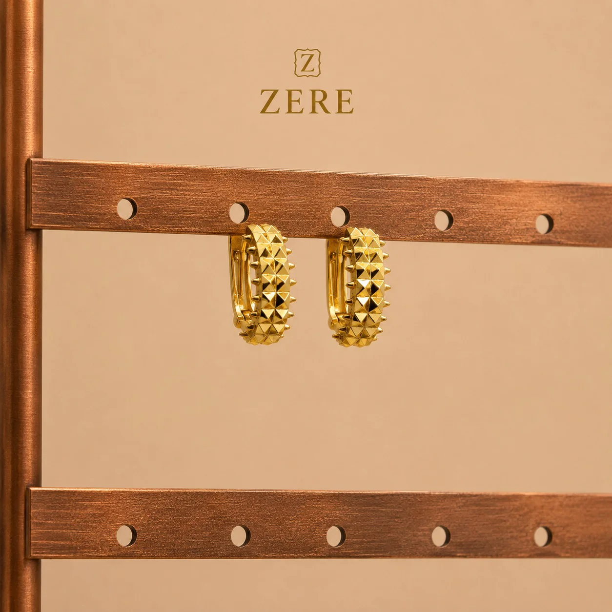 Серьги Zere ZR250701 жёлтое золото 3.17гр  купить,261525