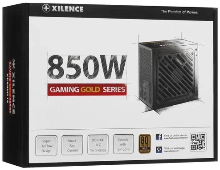 Блок питания Xilence Gaming Gold Series XN340 850W  