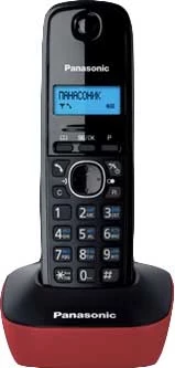 Радиотелефон Panasonic KX-TG1611CAR красный