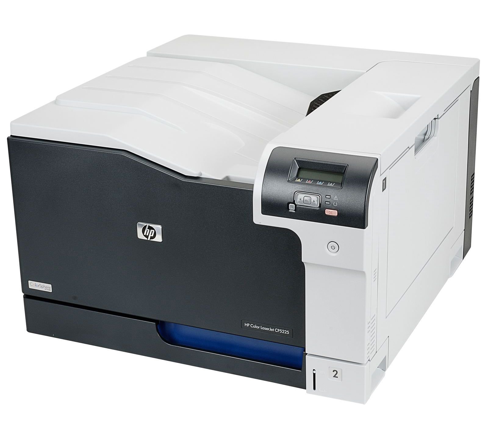 Принтер HP Europe Color LaserJet CP5225 светло-серый купить,0