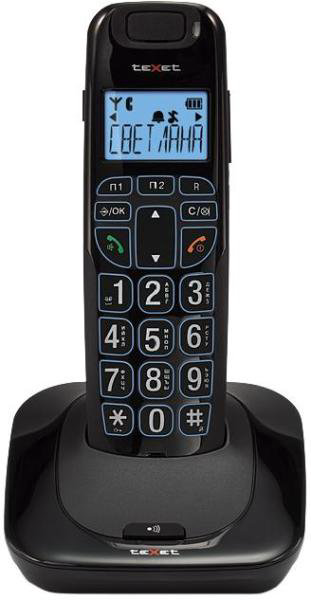 Радиотелефон Texet TX-D7505A черный купить,NaN
