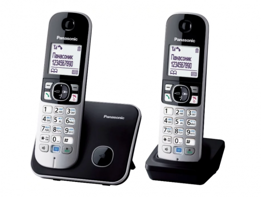 Радиотелефон Panasonic KX-TG6812CAB черный