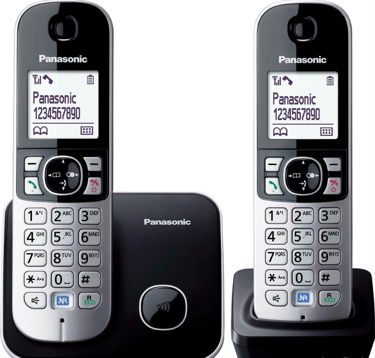Радиотелефон Panasonic KX-TG6812CAB черный купить,0