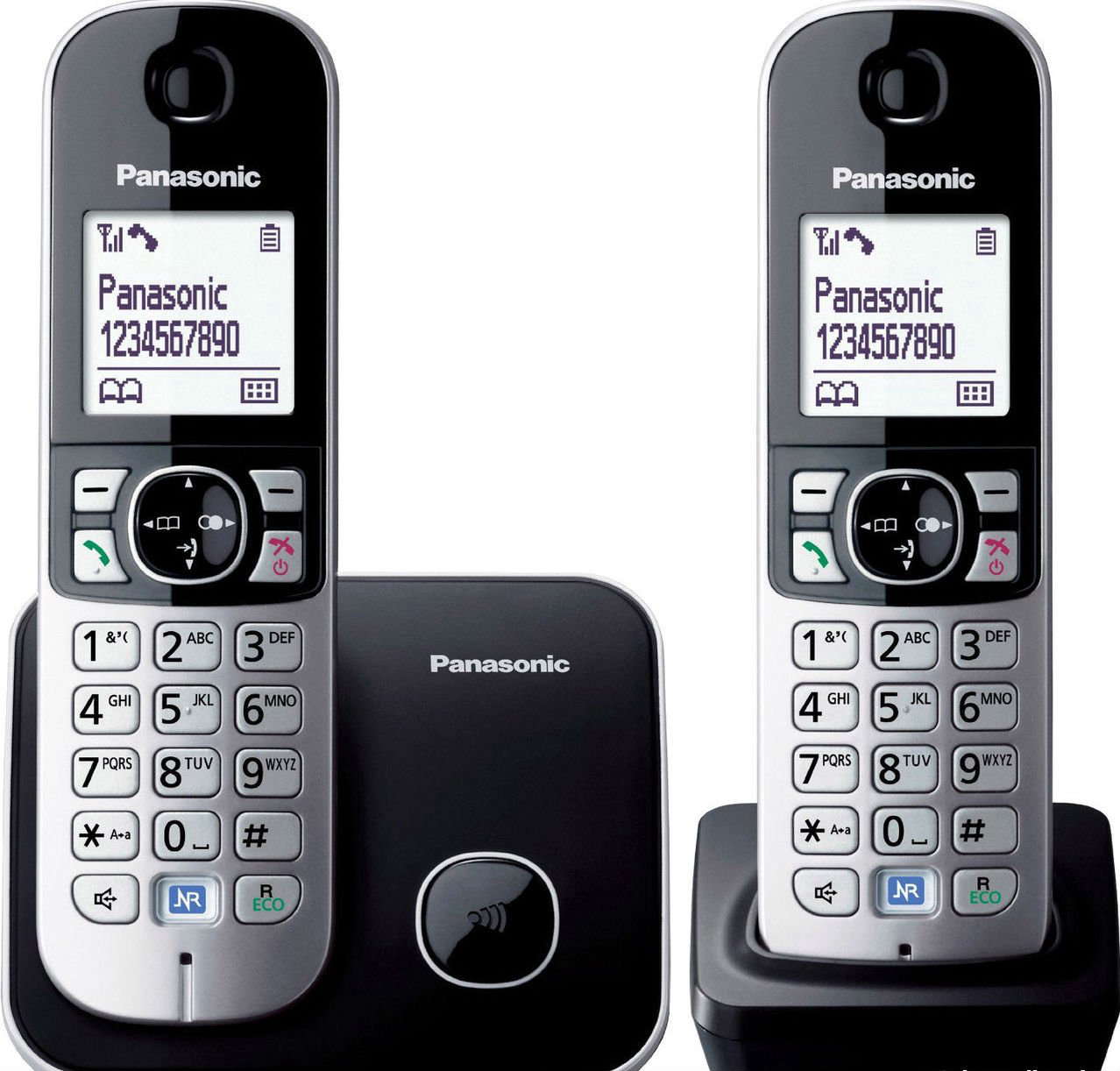 Радиотелефон Panasonic KX-TG6812CAB черный купить,53190