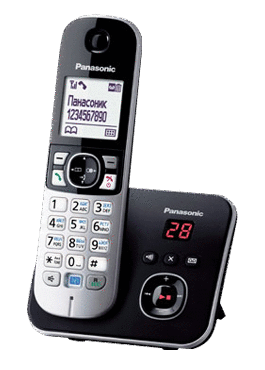 Радиотелефон Panasonic KX-TG6821CAB черный