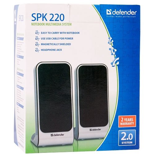 Акустическая система Defender SPK-220/225 черно-серая - ForteMarket Акустическая система Defender SPK-220/225 черно-серая купить,0