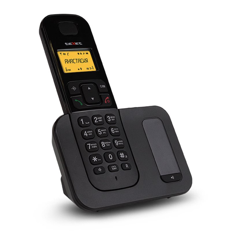 Радиотелефон Texet TX-D6605A черный - ForteMarket Радиотелефон Texet TX-D6605A черный купить,0