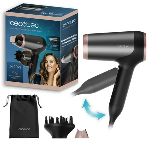 Фен Cecotec IoniCare Power&Go Heaven черный