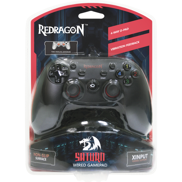 Геймпад Redragon Saturn черный купить,NaN