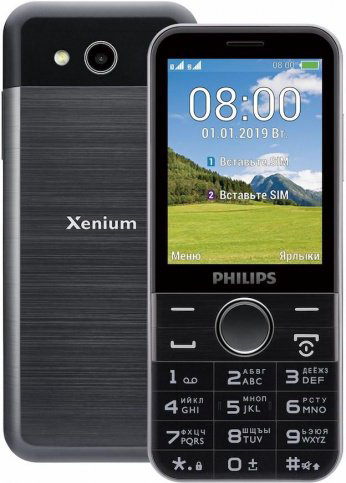 Мобильный телефон Philips Xenium E580 Black купить,NaN