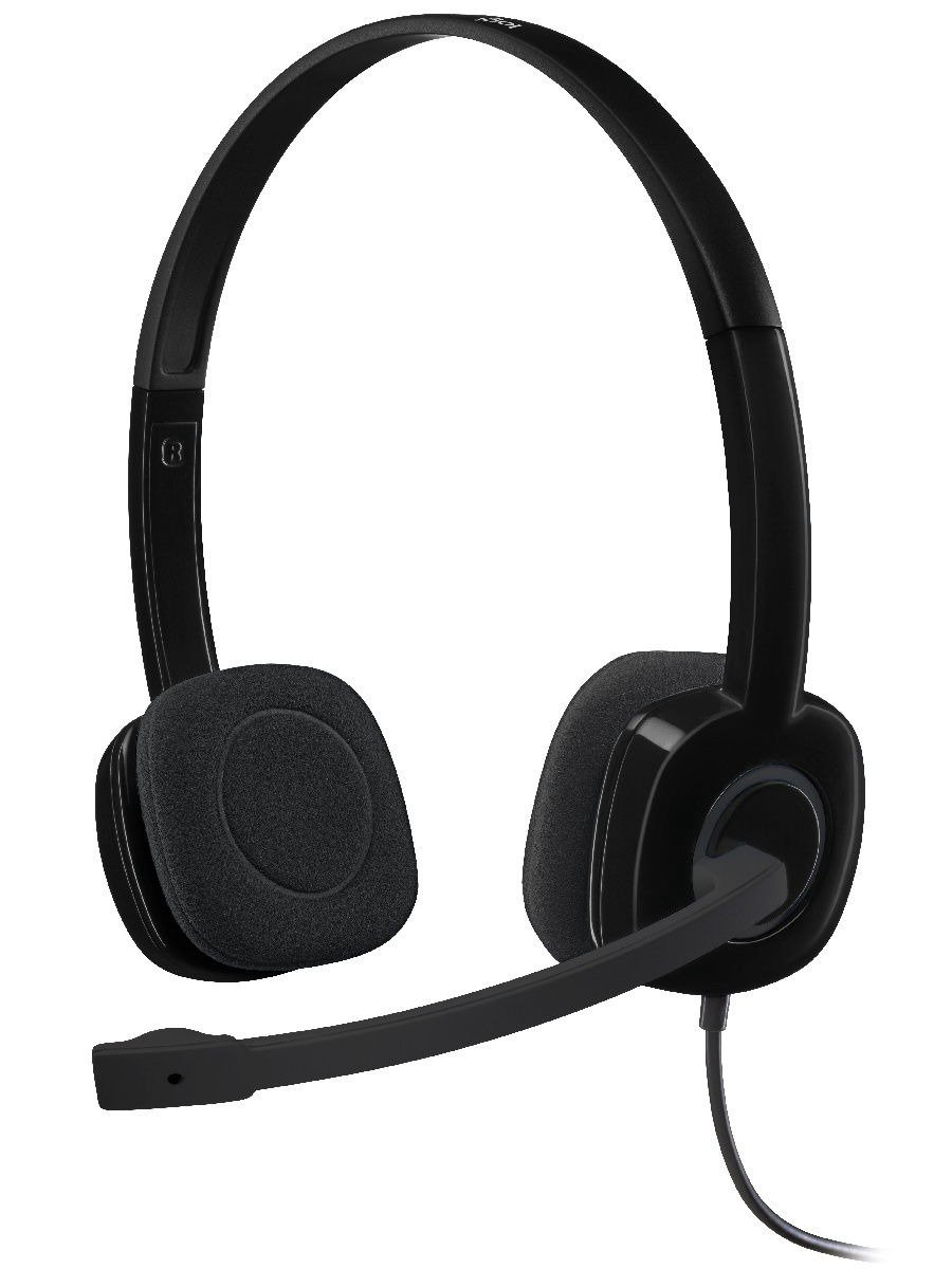 Наушники Logitech H151 черные купить,NaN