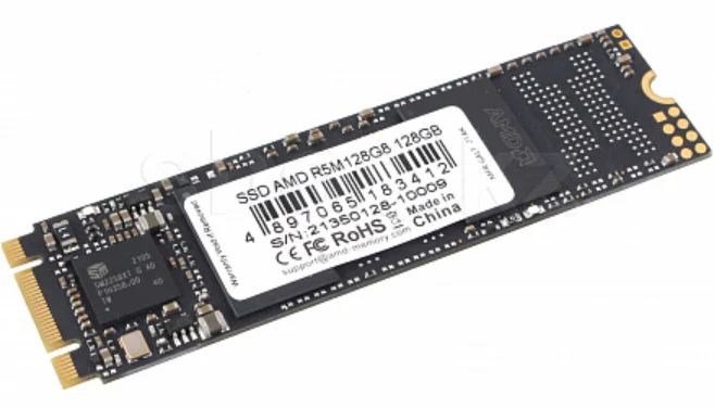 SSD накопитель 128 Gb AMD Radeon R5, M.2, SATA III