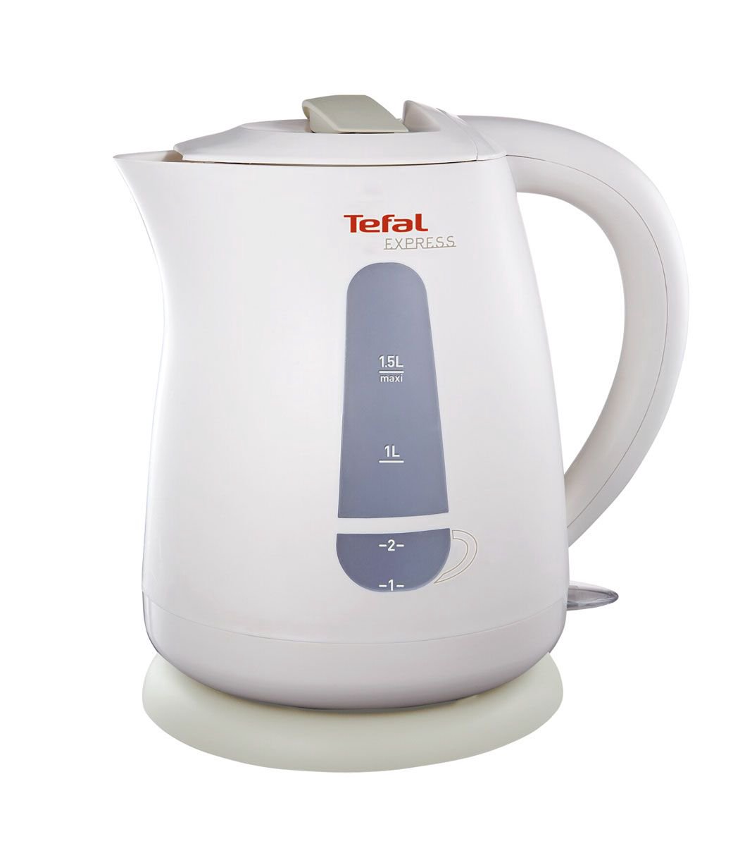 Электрочайник Tefal Express Plastic KO29913E бело-серый