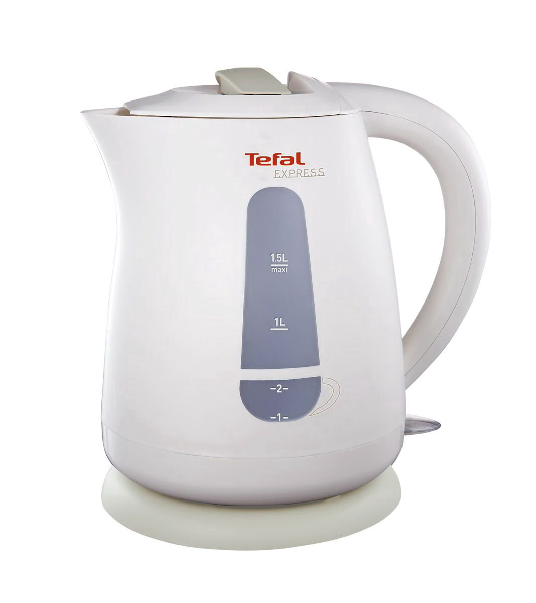 Электрочайник Tefal Express Plastic KO29913E бело-серый