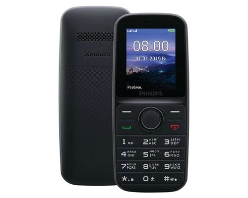 Мобильный телефон Philips Xenium E109 Black купить,NaN