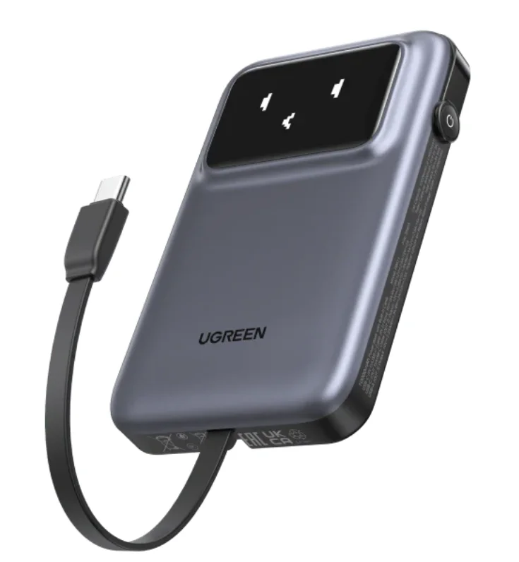 Power bank Ugreen PB511, 10000 mAh, Black