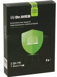 Антивирус Dr. Web Security Space 12 мес. 2 ПК BOX