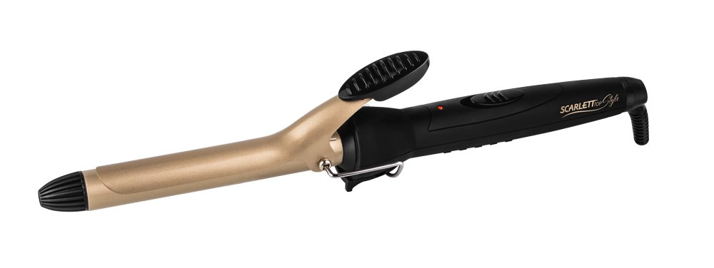 Электрощипцы Scarlett SC-HS60593 черно-золотистые купить,NaN