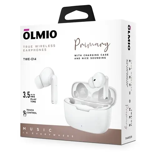 Наушники Olmio TWE 14 белые купить,NaN