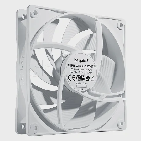 Вентилятор для корпуса be quiet! Pure Wings 3 high-speed PWM, 12cm, White купить,NaN